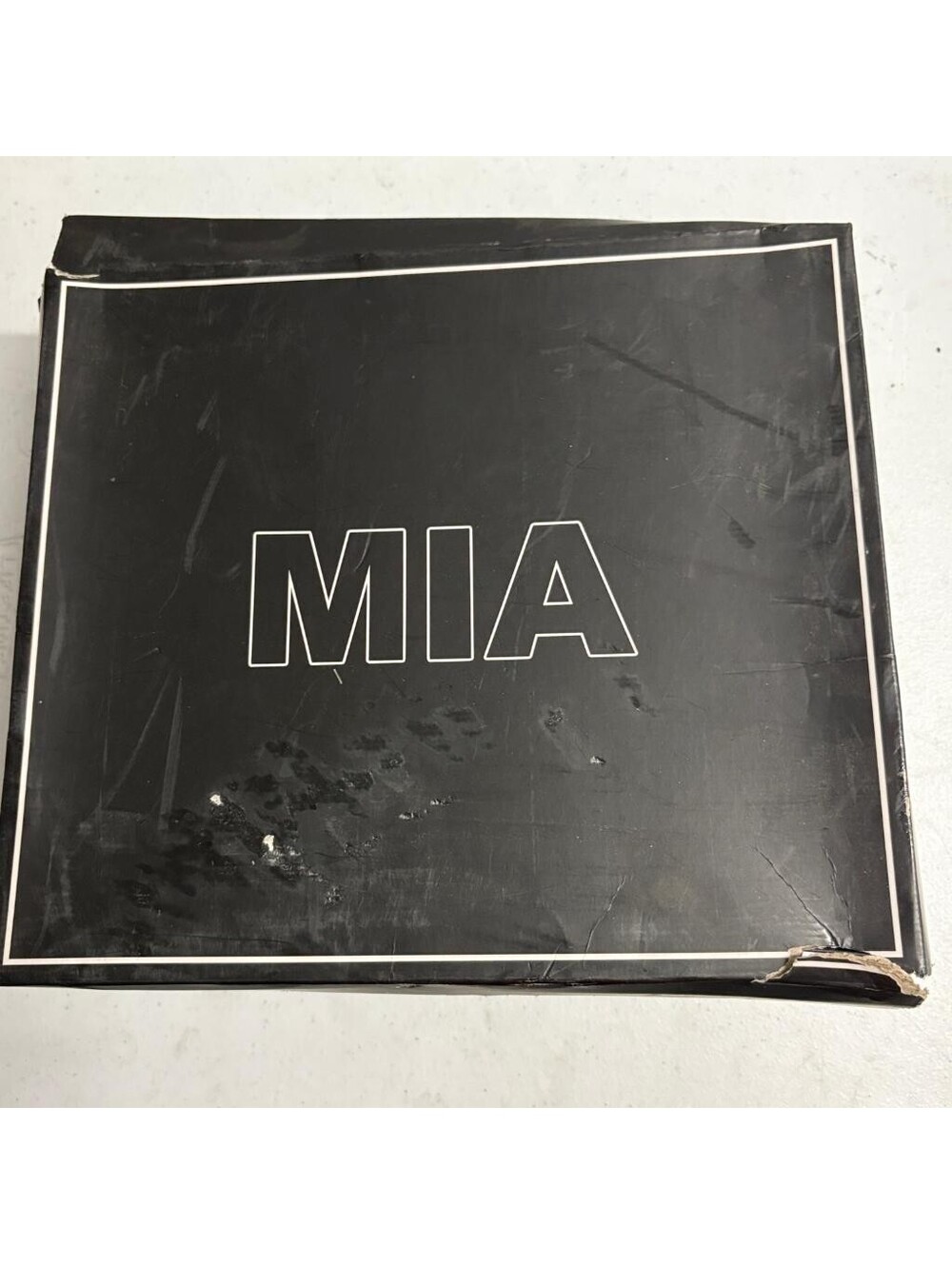 MIA Tauren Womens Combat Boots Size 9M Black Lace Up Side Zip Lug Sole MH1103A